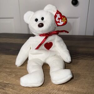 TY Valentino Beanie Baby Retired Rare BROWN NOSE Multiple Errors '94/'93 MWMT